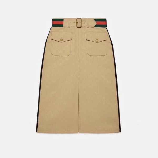 Юбка Gucci женский бежевый 109476