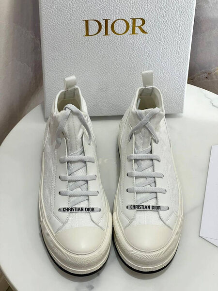 Кеды Christian Dior женский текстиль белый 180628-2