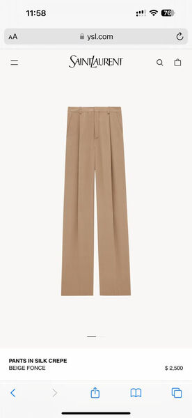 Костюм Saint Laurent женский бежевый 186246-5