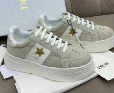 Кеды Christian Dior женский замша графитовый 174848