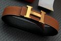 Мужской ремень Hermès мужской кожа 52498-1