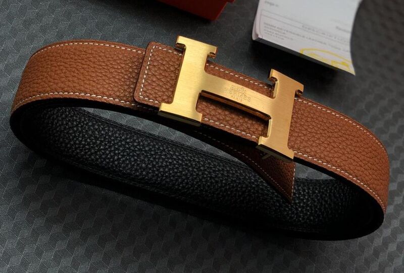 Мужской ремень Hermès мужской кожа 52498