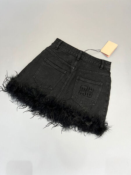 Юбка Miu Miu женский черный 99036-2