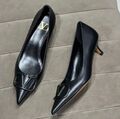 Туфли Valentino женский кожа черный 121255-1