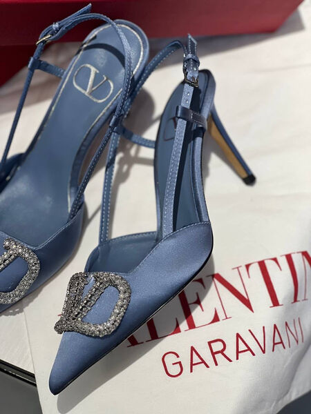 Туфли Valentino женский синий 104651-3