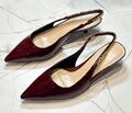Туфли Gucci женский кожа бордовый 152304