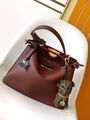 Сумка Fendi женский кожа бордовый 167736-2