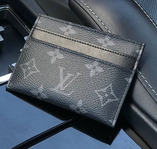Картхолдер Louis Vuitton мужской кожа черный 195480