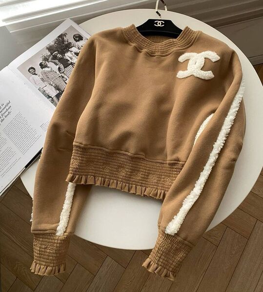 Свитер Chanel женский бежевый 167482