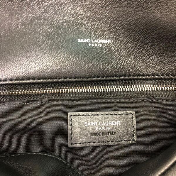 Сумка Saint Laurent женский кожа черный 77421-5