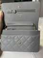 Сумка Chanel Mini женский кожа графитовый 143080-3