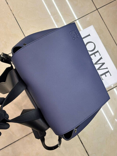 Мужской рюкзак Loewe мужской кожа синий 171930-7