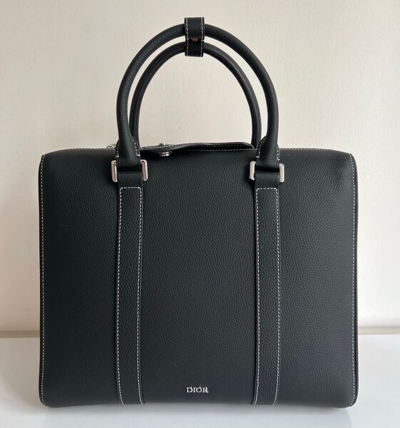 Мужской портфель Christian Dior мужской кожа черный 149892