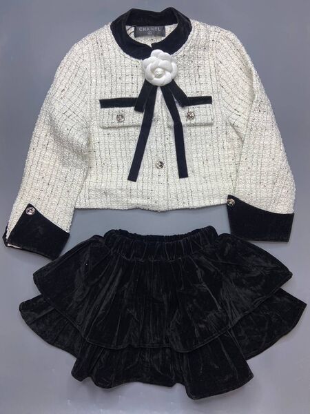 Детский комплект Chanel белый 176380