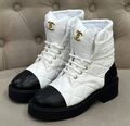 Ботинки Chanel женский кожа белый 137547-1