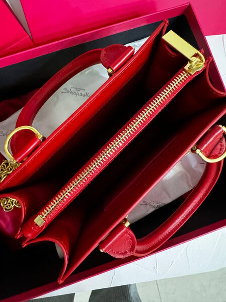 Сумка Schiaparelli женский кожа бордовый 174275-6