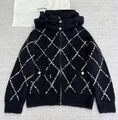 Худи Chanel женский вязаная ткань черный 132688-1