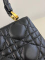 Сумка Christian Dior женский кожа черный 129802-3
