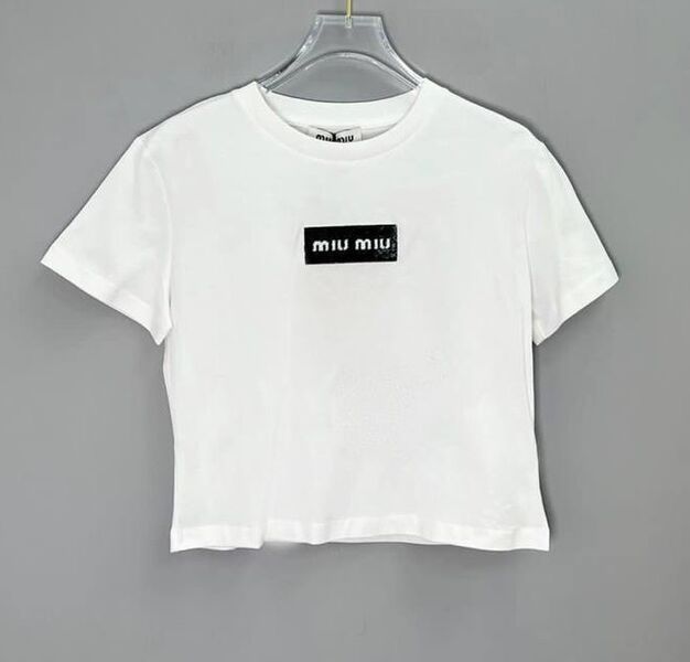 Топ Miu Miu женский белый 137340