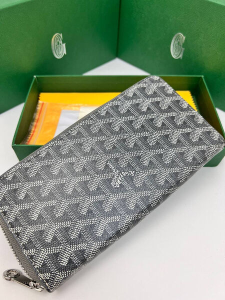 Кошелек Goyard женский кожа графитовый 172690-3