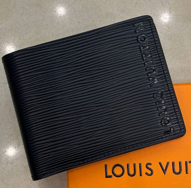 Мужской портмоне Louis Vuitton мужской кожа черный 173923