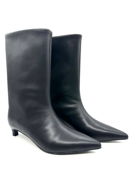 Сапоги Jil Sander женский кожа черный 127516-3