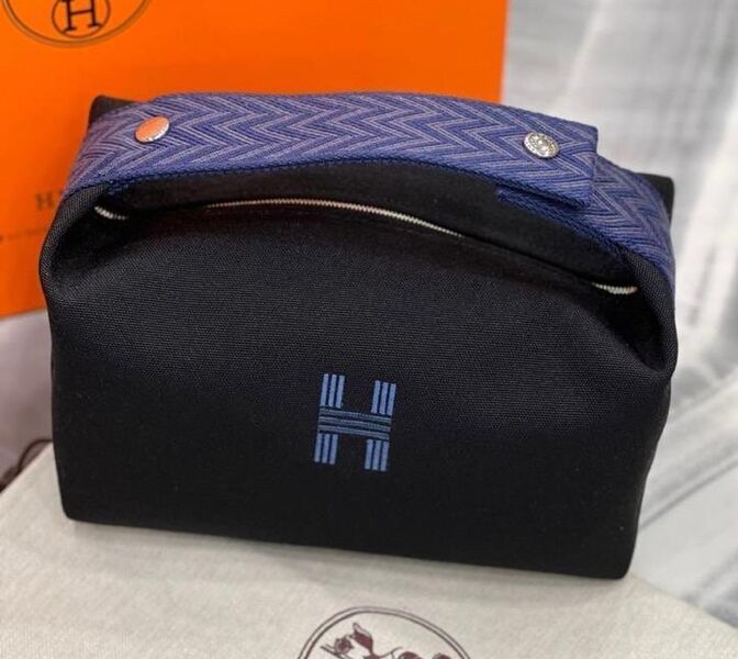 Косметичка Hermès женский текстиль черный 106236