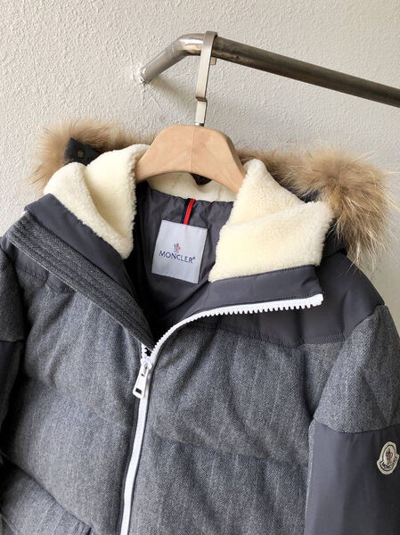 Мужской пуховик Moncler мужской графитовый 167374-6