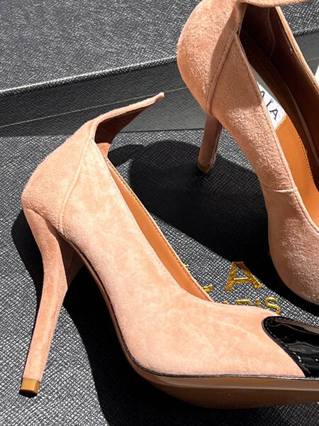 Туфли Alaïa женский замша розовый 160767-3
