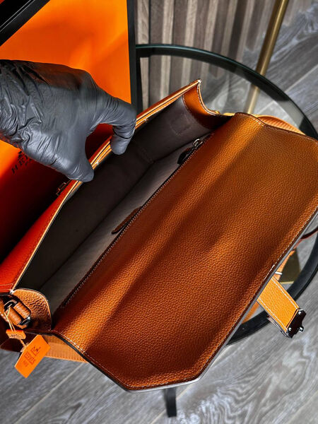 Мужская сумка мессенджер Hermès мужской кожа 134995-3