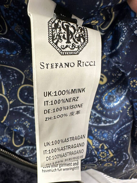 Мужской бомбер Stefano Ricci мужской синий 171698-2