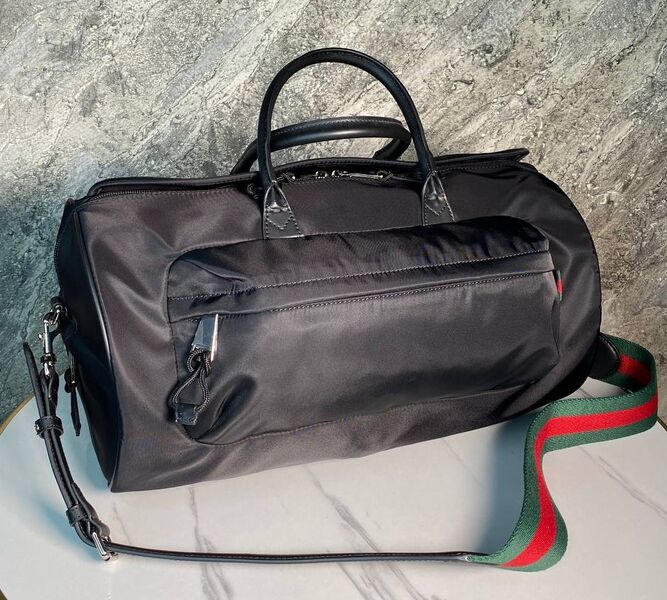 Дорожная сумка Gucci мужской нейлон черный 170722