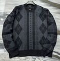 Мужской свитер Balenciaga мужской вязаная ткань графитовый 170757-1