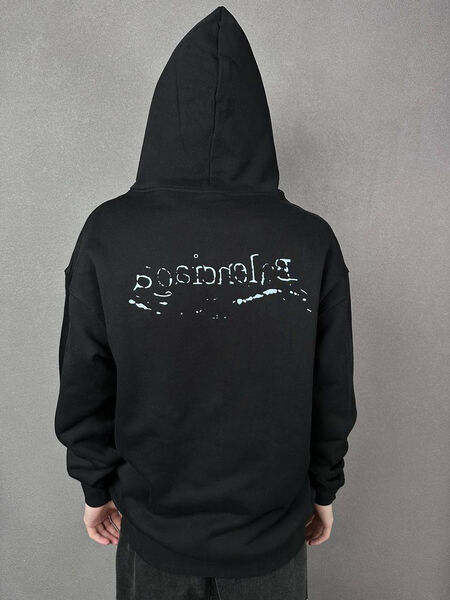 Мужское худи Balenciaga мужской черный 136504-3
