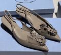 Туфли Prada женский кожа графитовый 151553-1