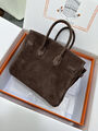 Сумка Hermès Birkin 25 женский замша 155734-4