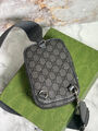 Мужская сумка мессенджер Gucci мужской текстиль 120430-7