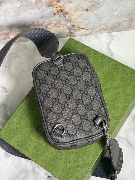Мужская сумка мессенджер Gucci мужской текстиль 120430-7