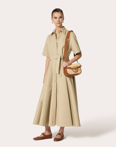 Сумка Valentino женский кожа бежевый 156326-5