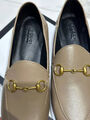 Лоферы Gucci женский кожа бежевый 99951-3