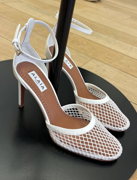 Туфли Alaïa женский кожа белый 153809-2
