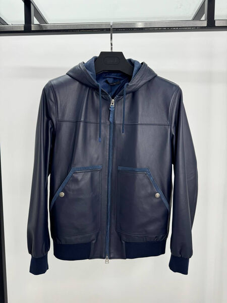 Мужская куртка Tom Ford мужской кожа черный 195459-3