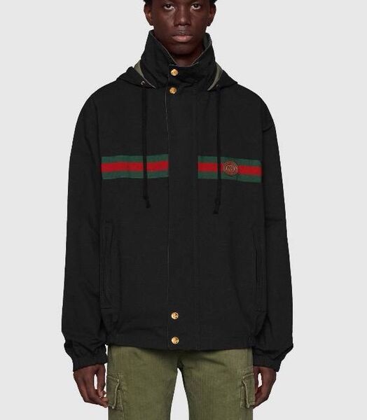 Мужская куртка Gucci мужской черный 181677