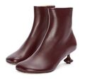 Ботильоны Loewe женский кожа бордовый 159871-1