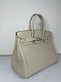 Сумка Hermès Birkin 35 женский кожа белый 139842-2
