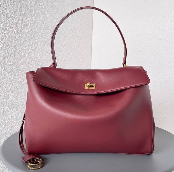 Сумка Balenciaga Rodeo женский кожа винный 170104