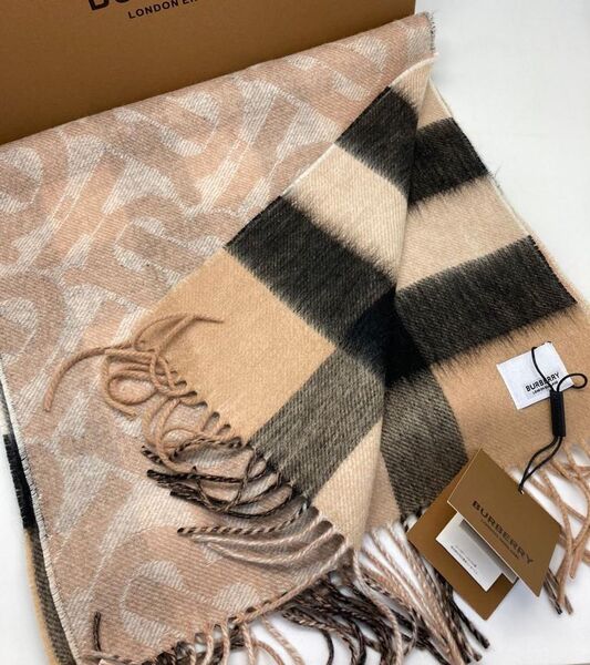 Мужской шарф Burberry мужской бежевый 54165