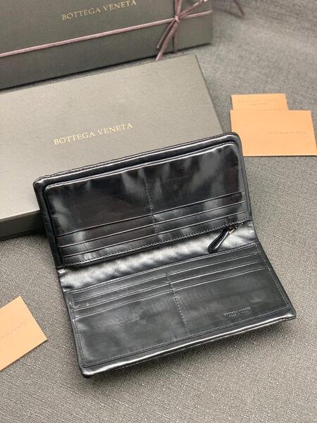 Портмоне Bottega Veneta мужской кожа черный 61862-2