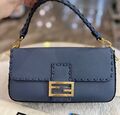 Сумка Fendi Baguette женский кожа черный 120053-1