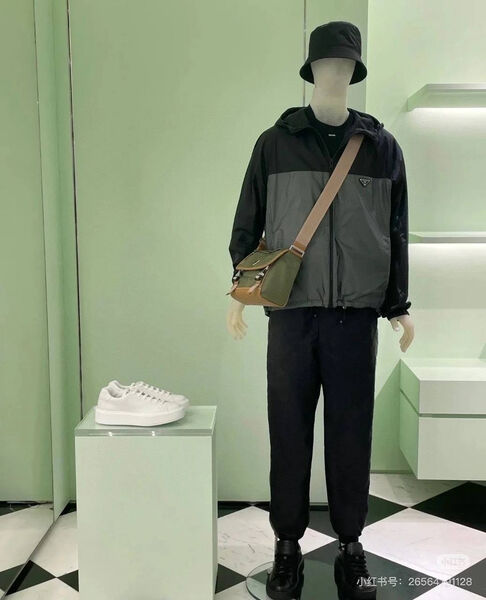 Мужской костюм Prada мужской черный 171372-2
